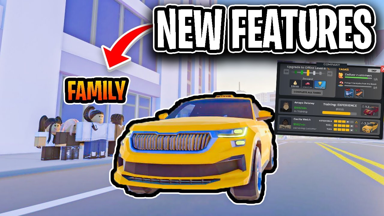 New Features In Roblox Taxi Boss 2025!