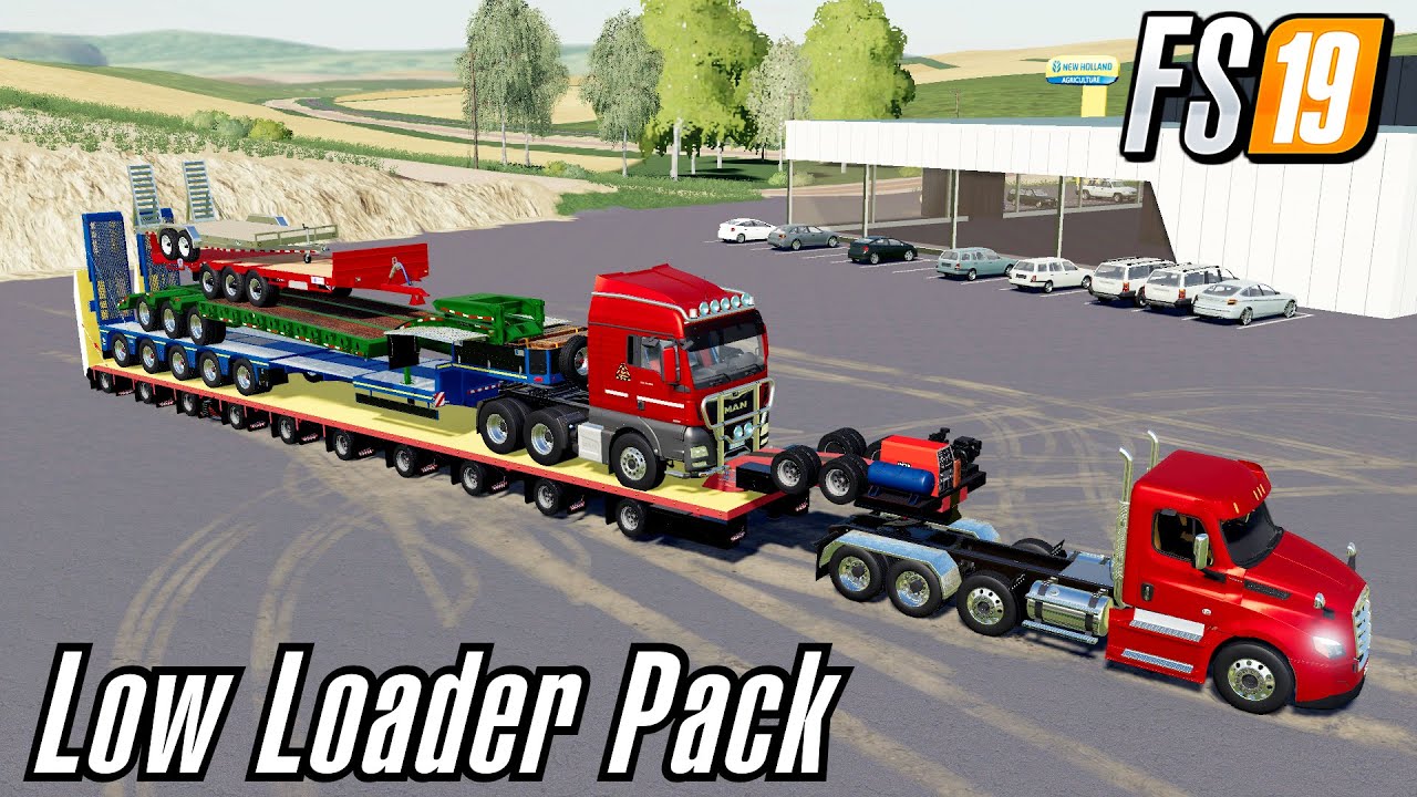 FS19 BEST LOW LOADERS FOR MINING AND CONSTRUCTION MACHINES FARMING SIMULATOR 19 MODS