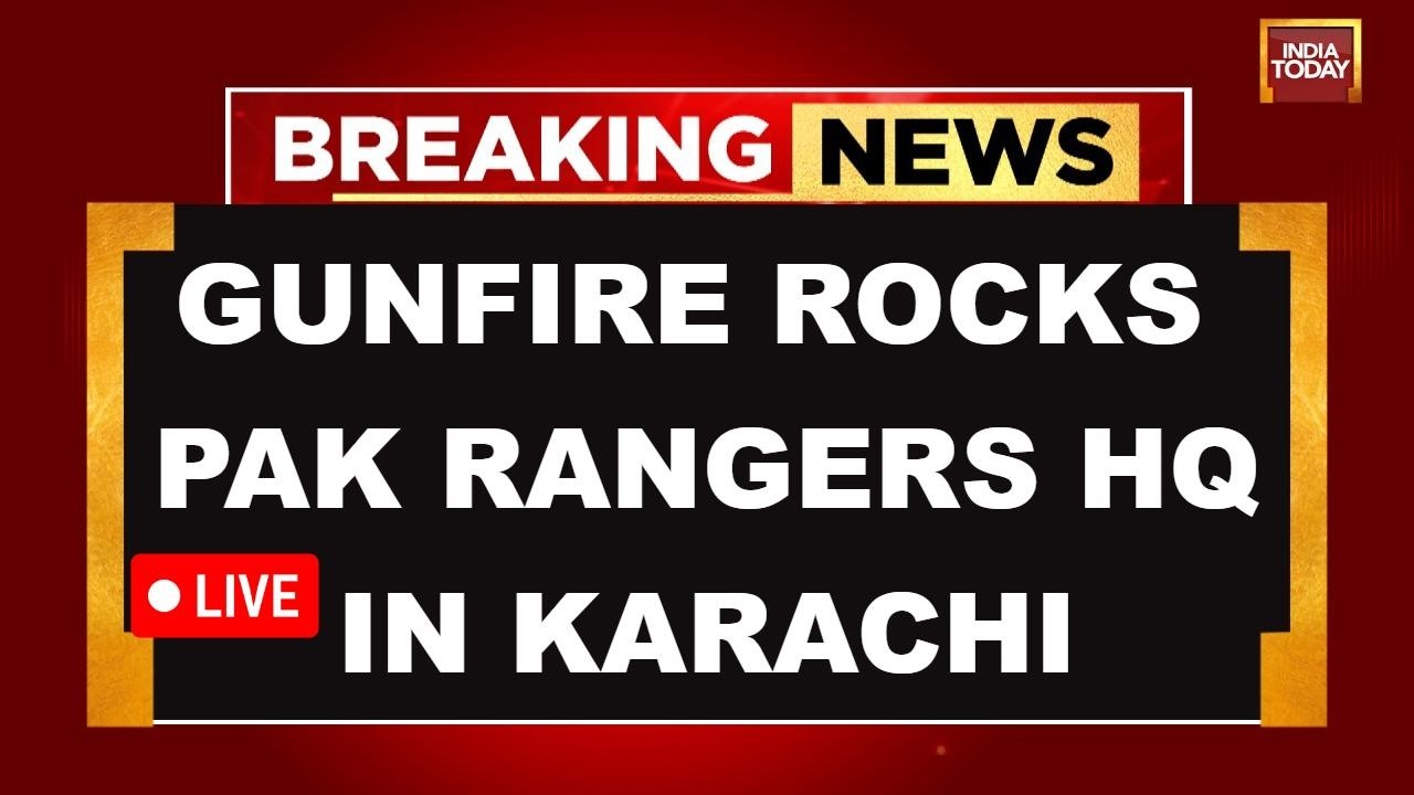 LIVE: Karachi Under Attack | Blasts, Gunfire Rock Rangers HQ | 4 Killed In Suspected Suicide Attack