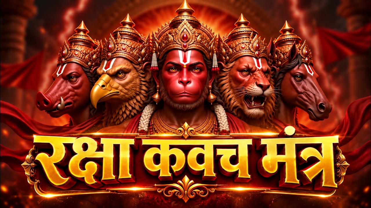 Powerful Panchmukhi Hanuman Raksha Kavach Mantra  🚩 | Panchmukhi Hanuman Kavach  🙏