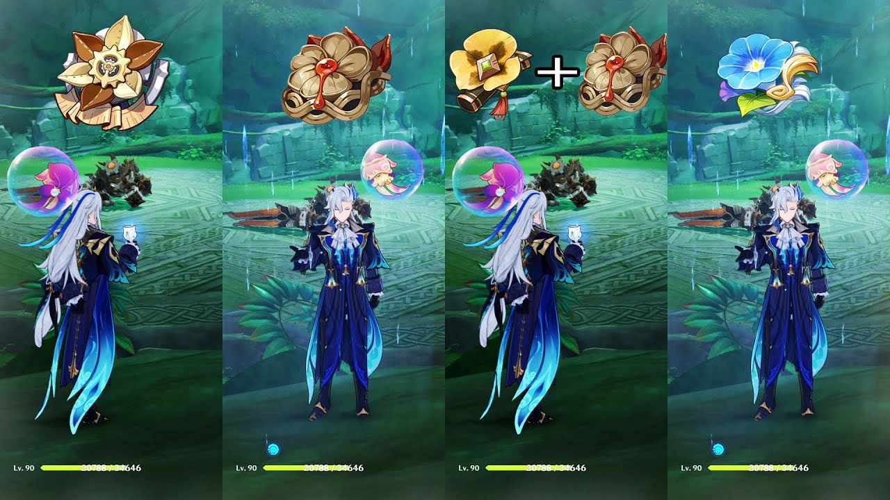 Neuvillete artifact Comparison Which one the Best !! Mac hunter, HoD, Wanderer , Mixed !!!