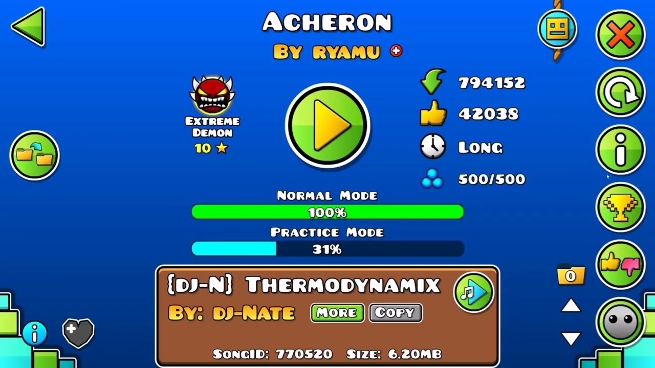 All Acheron Reactions