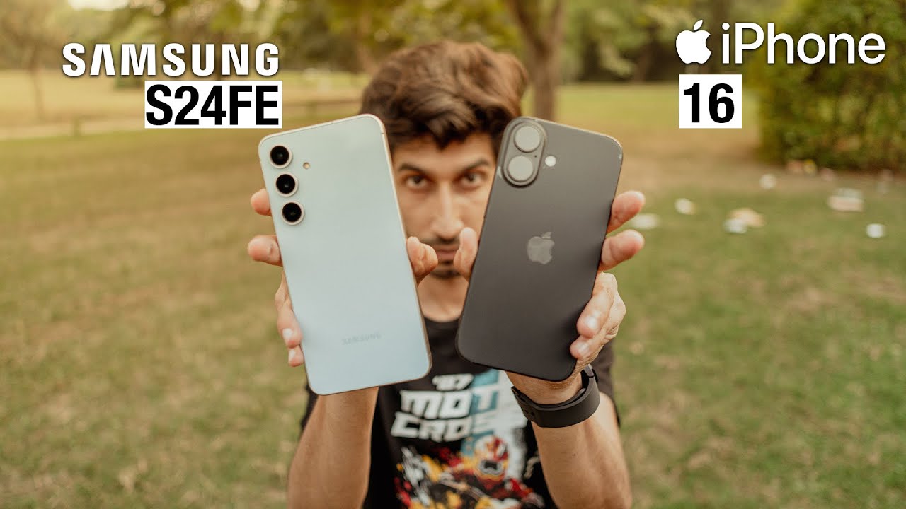 iPHONE 16 VS SAMSUNG S24 FE CAMERA COMPARISON | NOT A PAID REVIEW