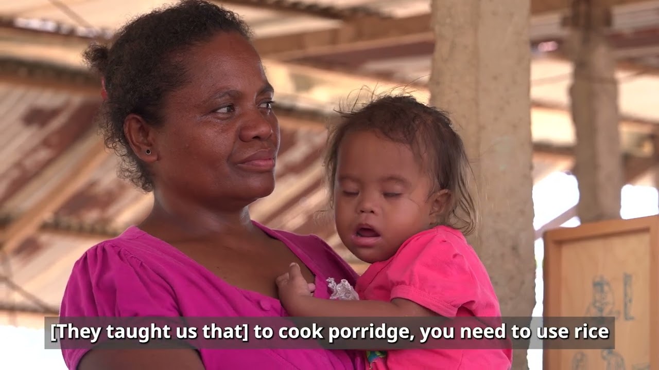 Adriana is treated for malnutrition in Baucau, Timor-Leste