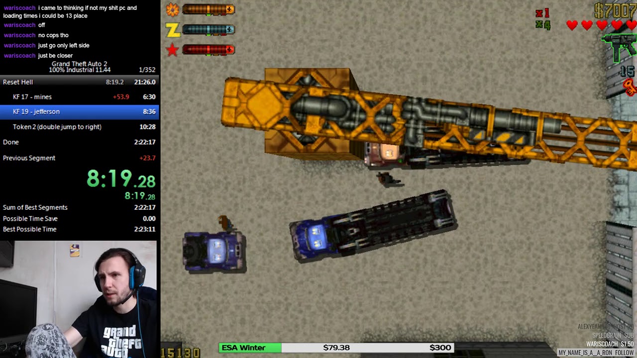 GTA 2 - Industrial 100% Speedrun in 