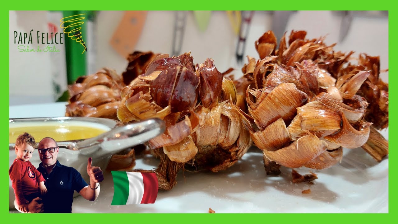 Alcachofas Fritas. A la Judía, típica de 🇮🇹ROMA 🇮🇹