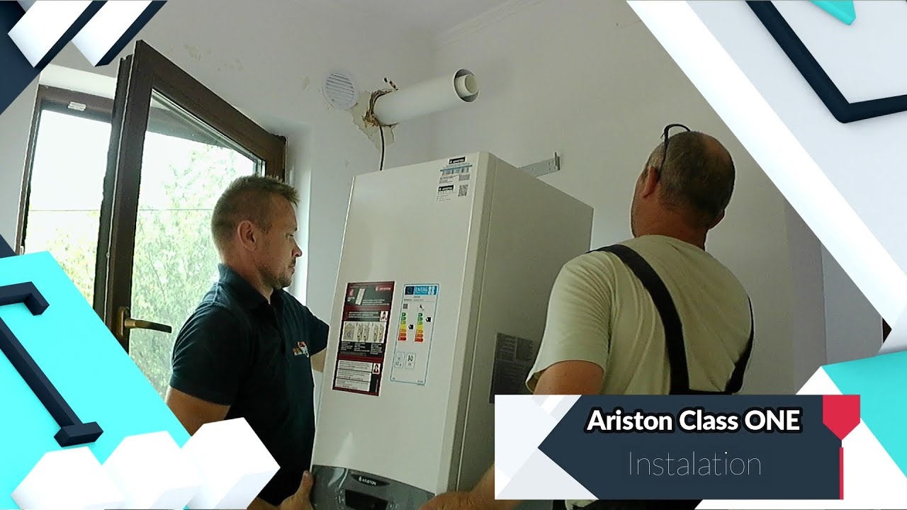 Montaj centrala Ariston 35 kw Wi-Fi