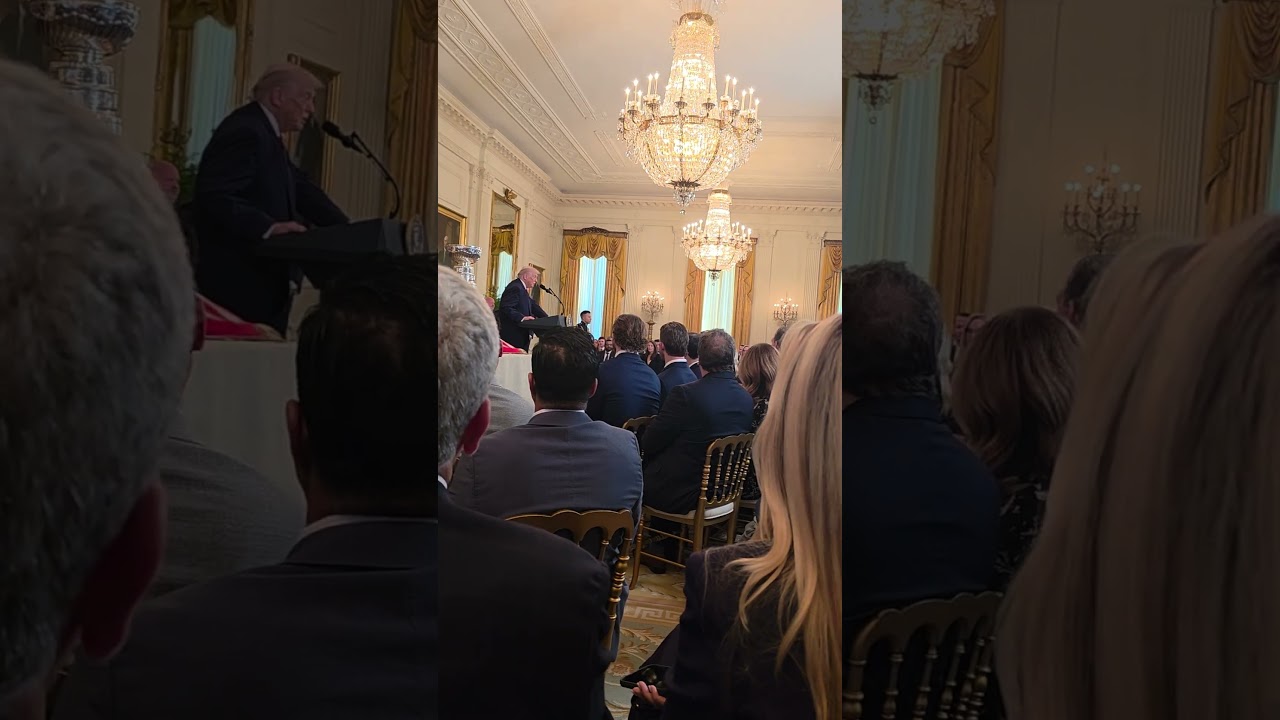 Florida Panthers at The White House Donald Trump Speach