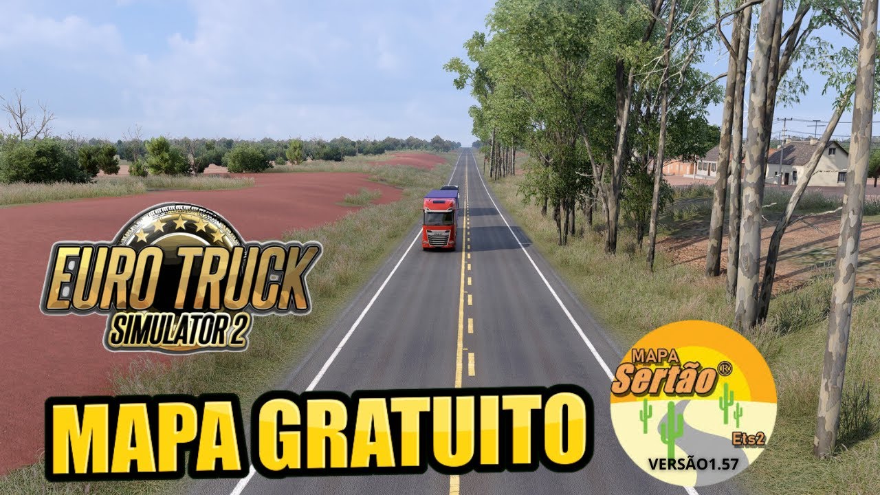 Euro Truck Simulator 2 - Baixar Mapa Sert&atilde;o ( Vers&atilde;o 1.57)