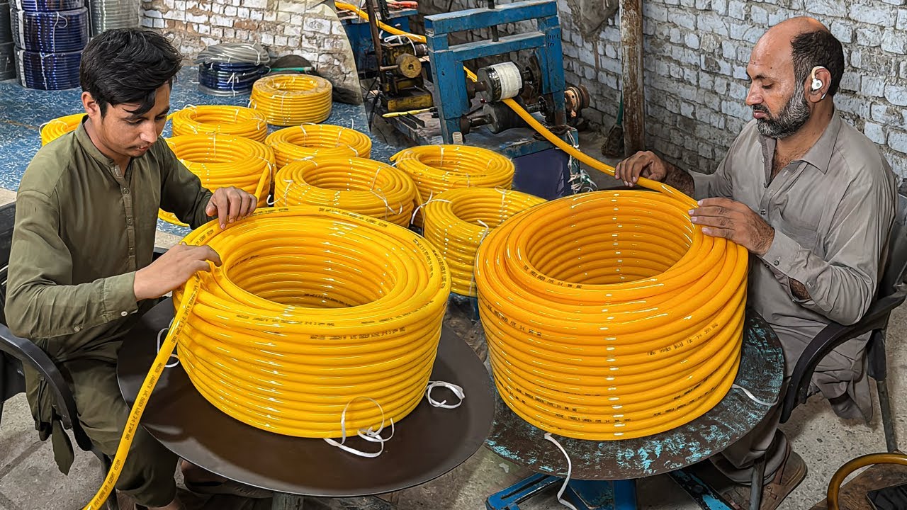 Inside a Modern PVC Pipe Manufacturing Factory | How PVC Garden Pipe Are Made | From Start to Finish