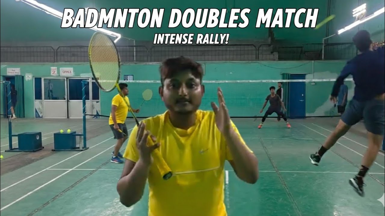 Badminton Doubles Movement techniques || State level Badminton Player || Badminton doubles match || 