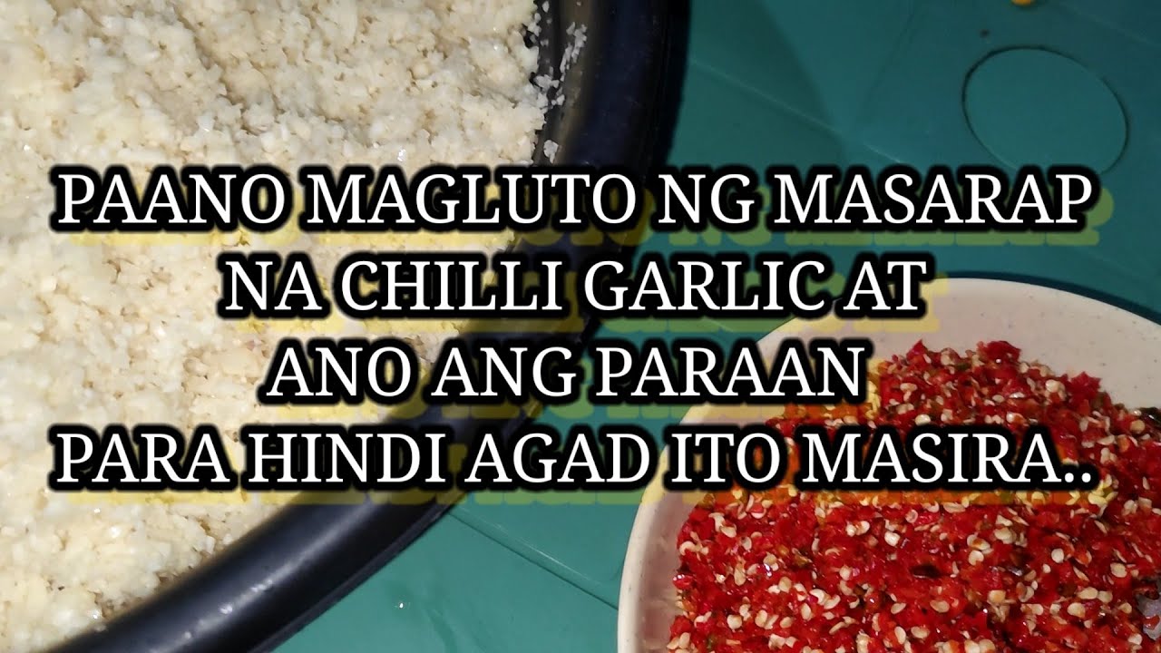 PAANO LUTUIN ANG CHILLI GARLIC | SIOMAI SAUCE RECIPE | CHILLI GARLIC SAUCE | MR. CLICK TV