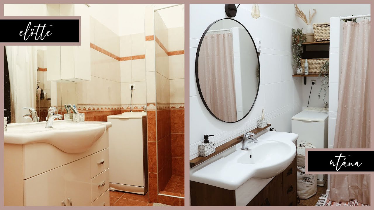 DIY fürdőszoba felújítás házilag