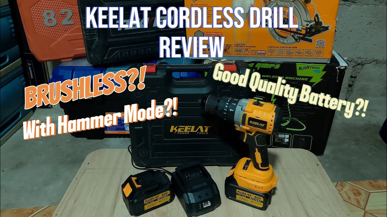KEELAT CORDLESS DRILL REVIEW! @JoshElectricalVlogs @keelat 