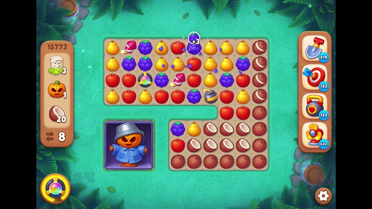 GardenScapes Level 15773 no boosters 