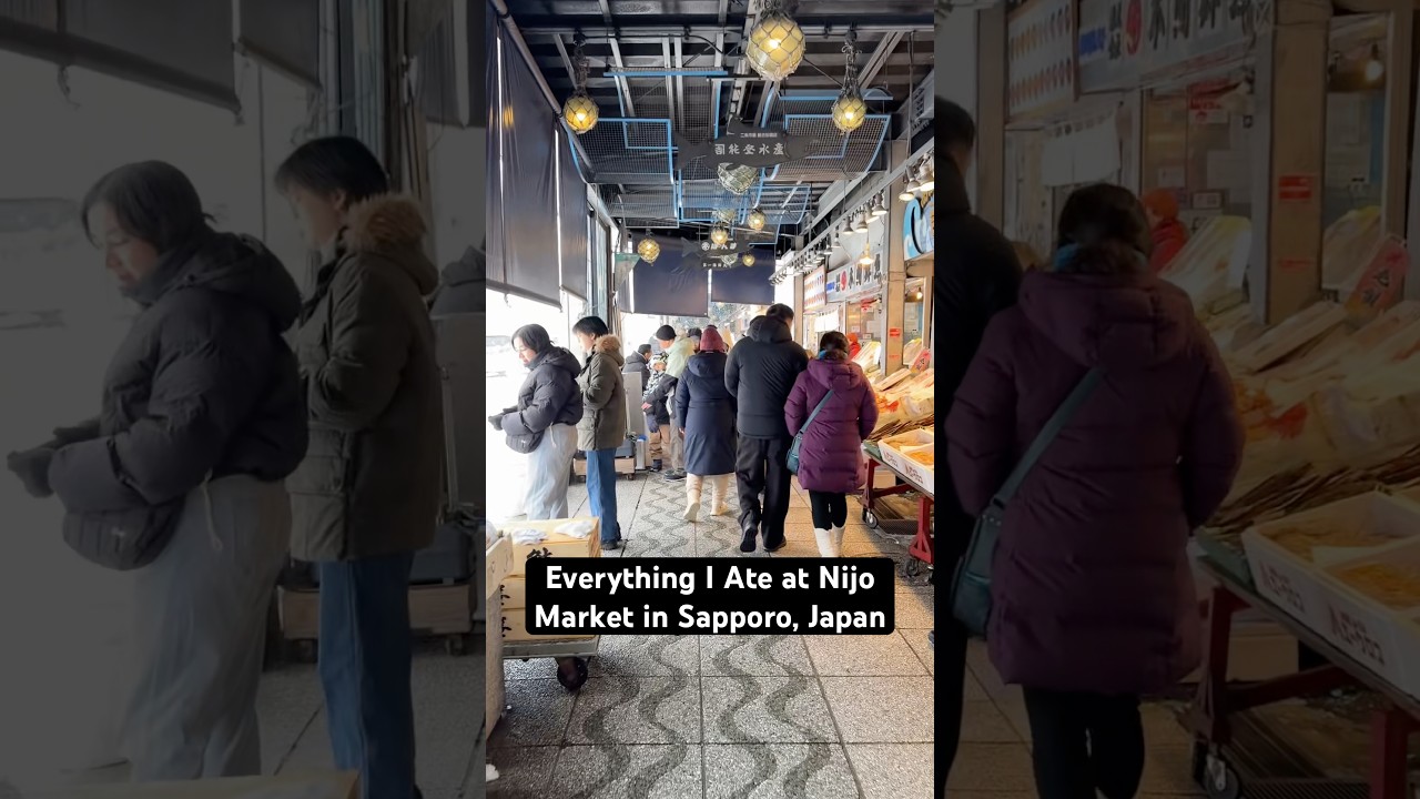 札幌の二条市場で食べたものすべて | #北海道グルメ #二条市場 #海鮮 #札幌グルメ