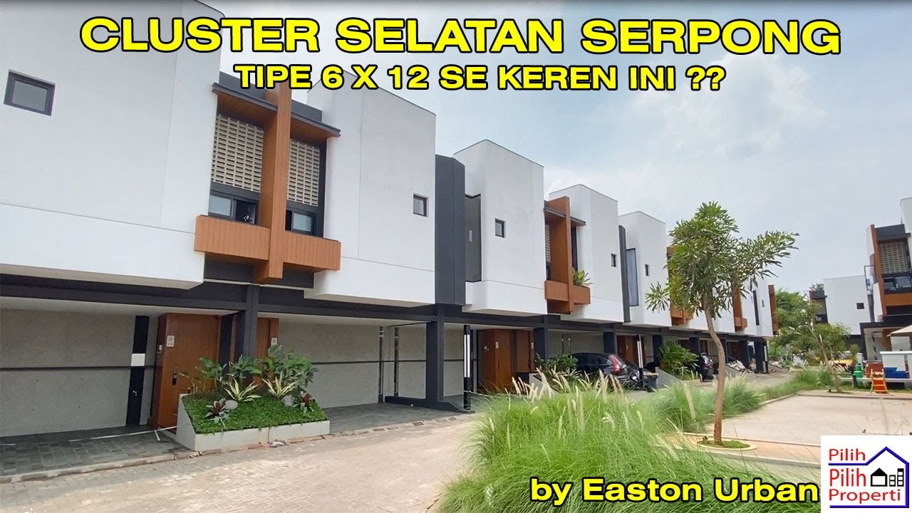 Rumah Tipe 6x12 bisa sekeren ini di serpong, Cluster Memora House developer Easton Urban Kapital