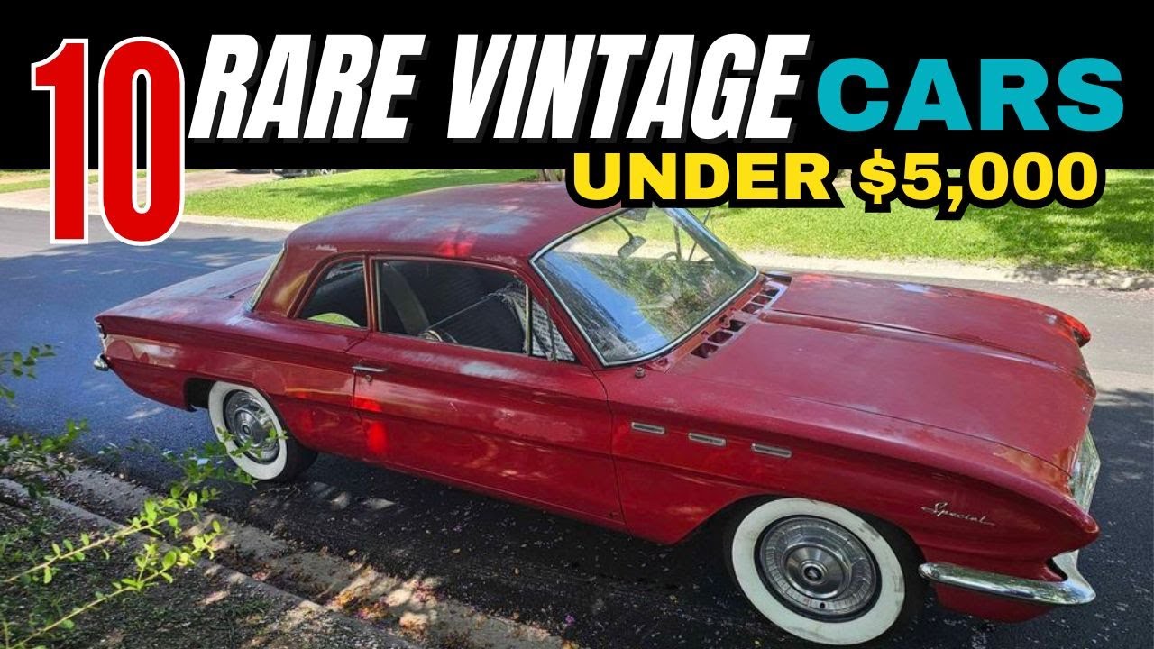 WAW! 10 Classic Cars Projects For sale Under $5,000 on Marketplace!