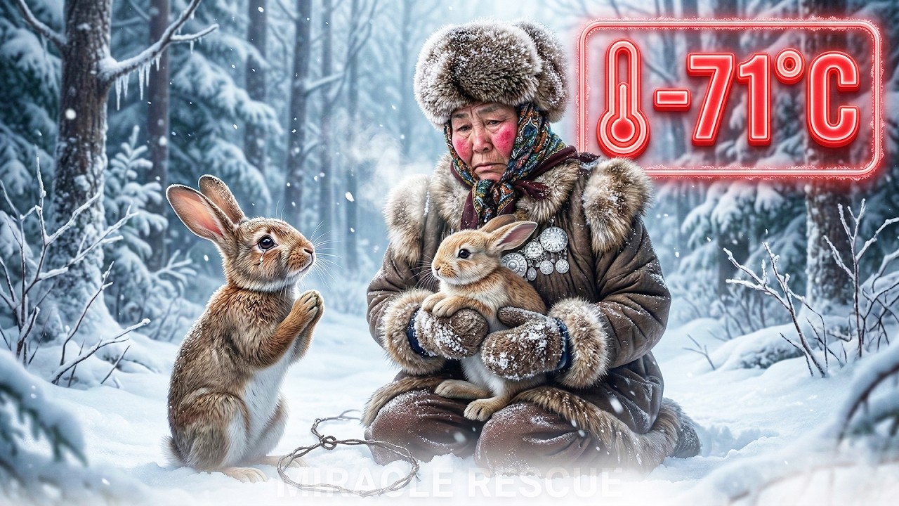 Desperate Mother Rabbit Begs Grandma for Help After Baby Is Trapped in a Hunter&rsquo;s Snare !