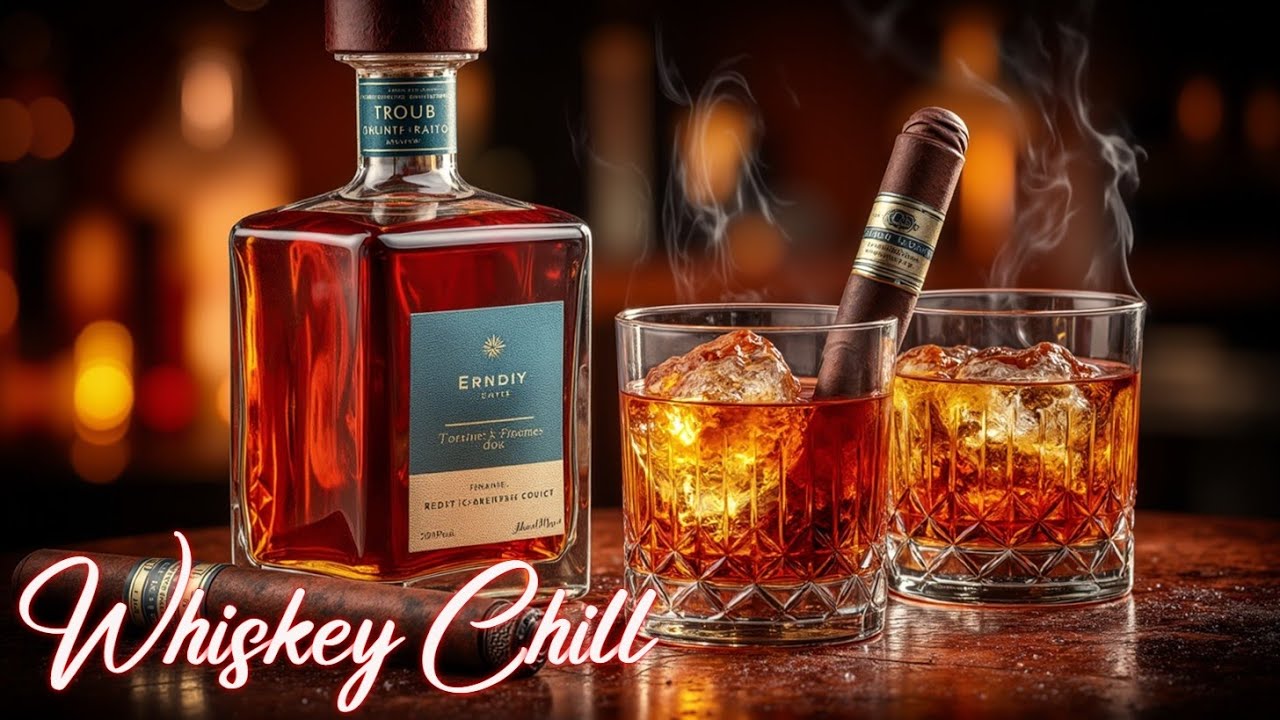 Smoky Whiskey Blues Night ~ Подкаст: Глубокая Дельта Гитара и Расслабляющая Атмосфера Лаунджа