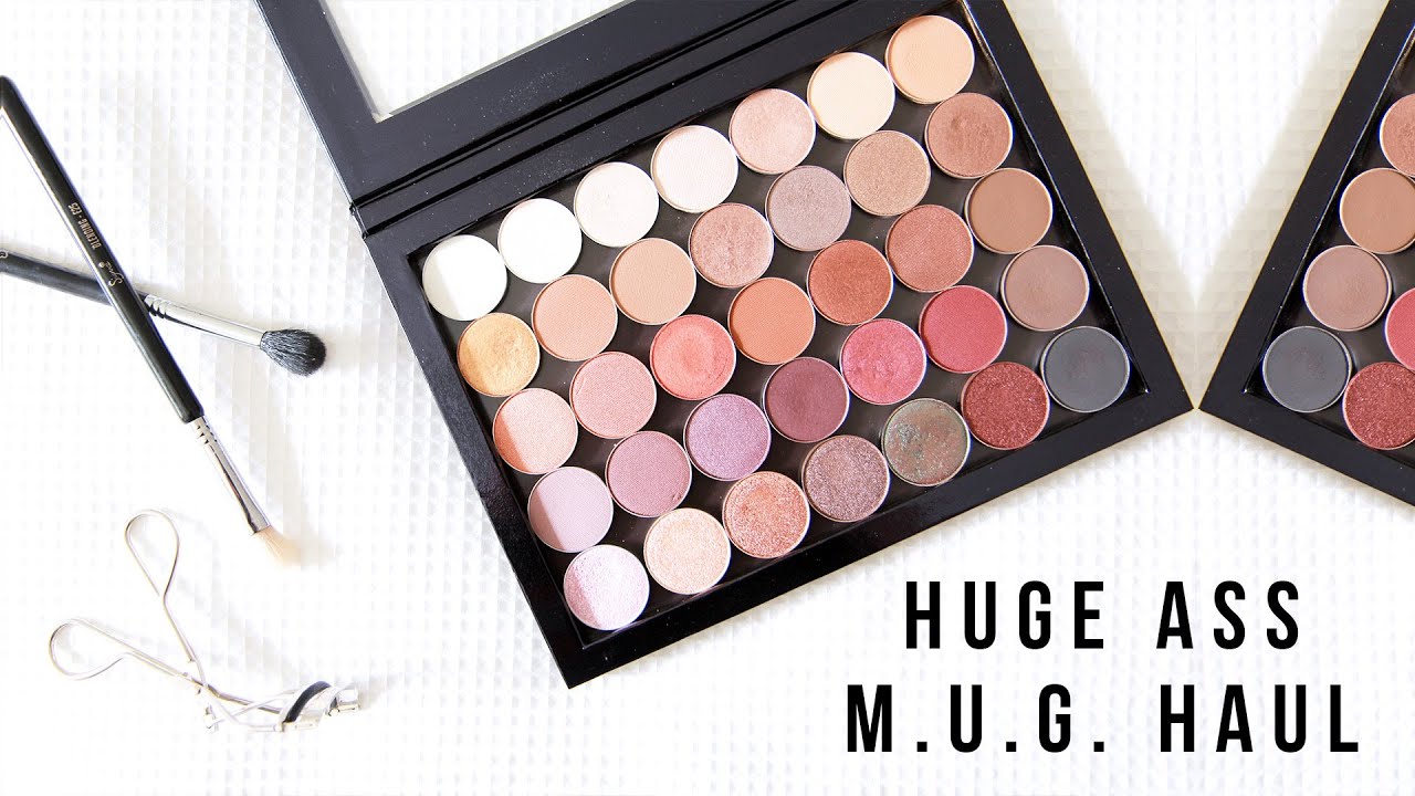 HUGE Makeup Geek Haul and Swatches // shadesofpale