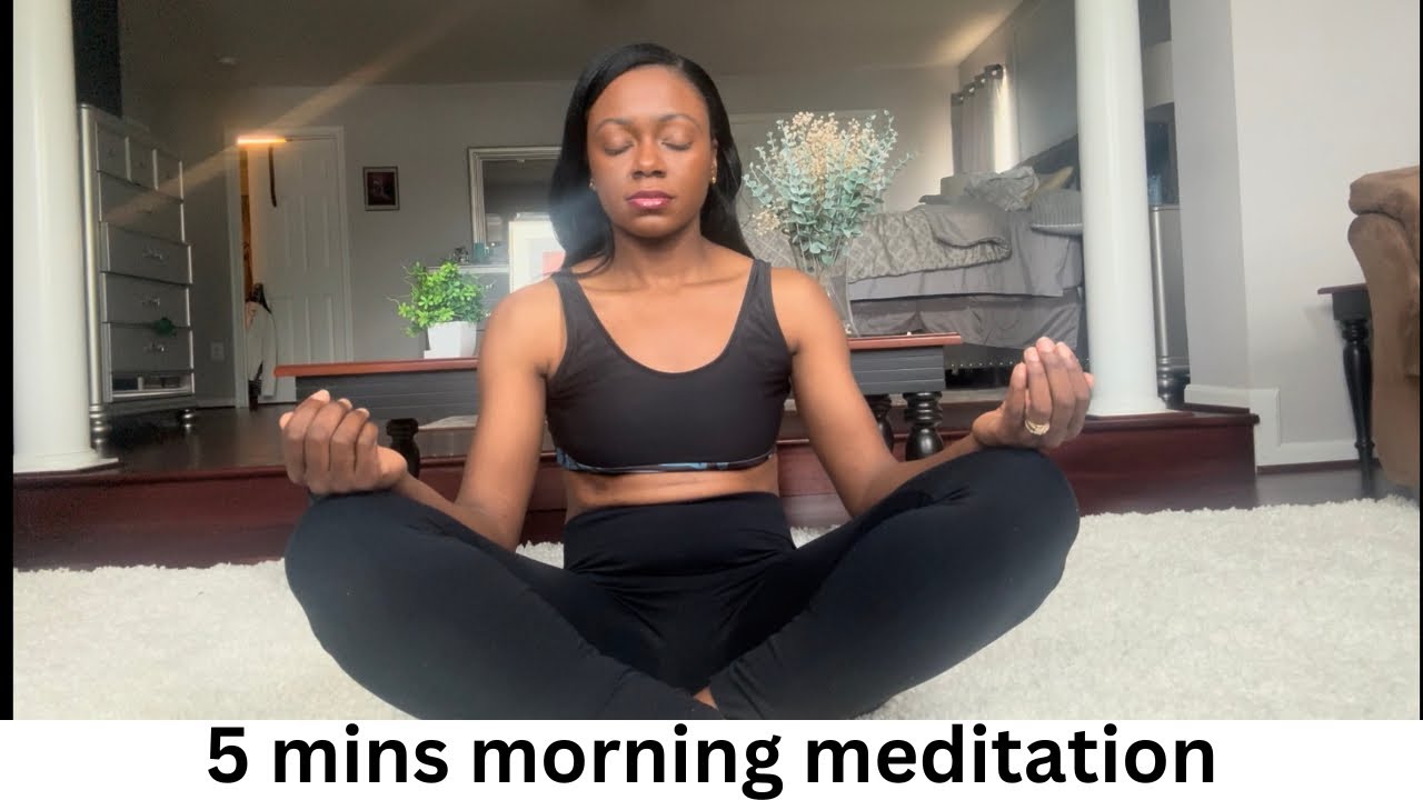 5 minutes Morning Meditation to start your day centered and with Clarity #Meditation