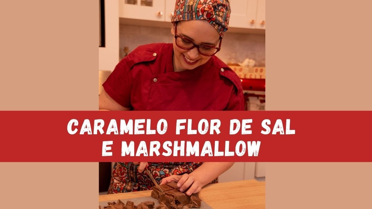 Fantástico: Bombom caramelo flor de sal e marshmallow