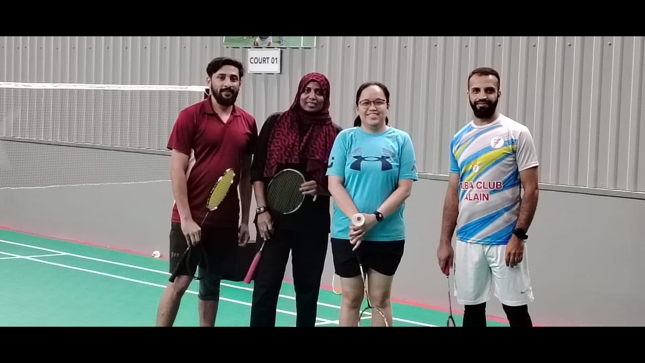 Shuttlers Al Ain SAA UAE SK/Donita Vs Anzil/Amina | Group Match - XD Friendly Badminton Tournament