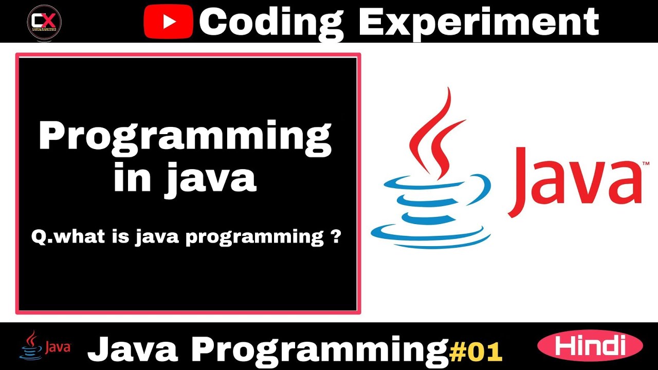 Programming  in JAVA || syntax