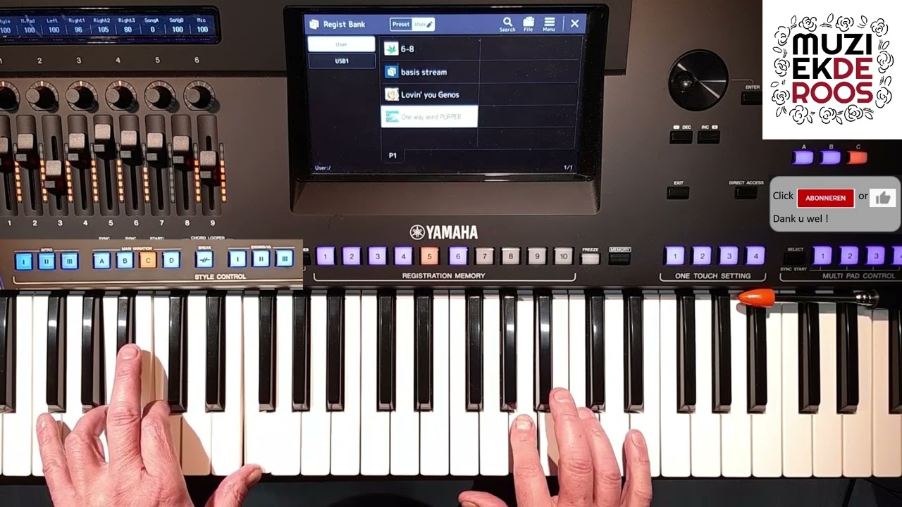 Muziekuur Purper Registration demo: Westenwind, One way wind