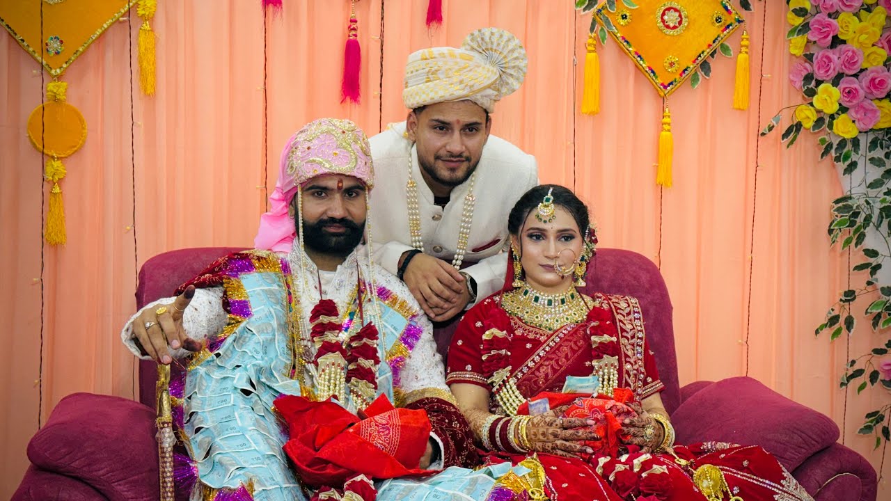 Mere Param Mittar ka Vivah ho hi gaya♥️| Barat,7 phere,Vidayi | Brij Weds Poonam