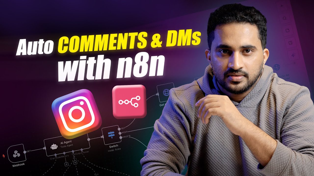 Automate Instagram Comment Replies and DMs with n8n.