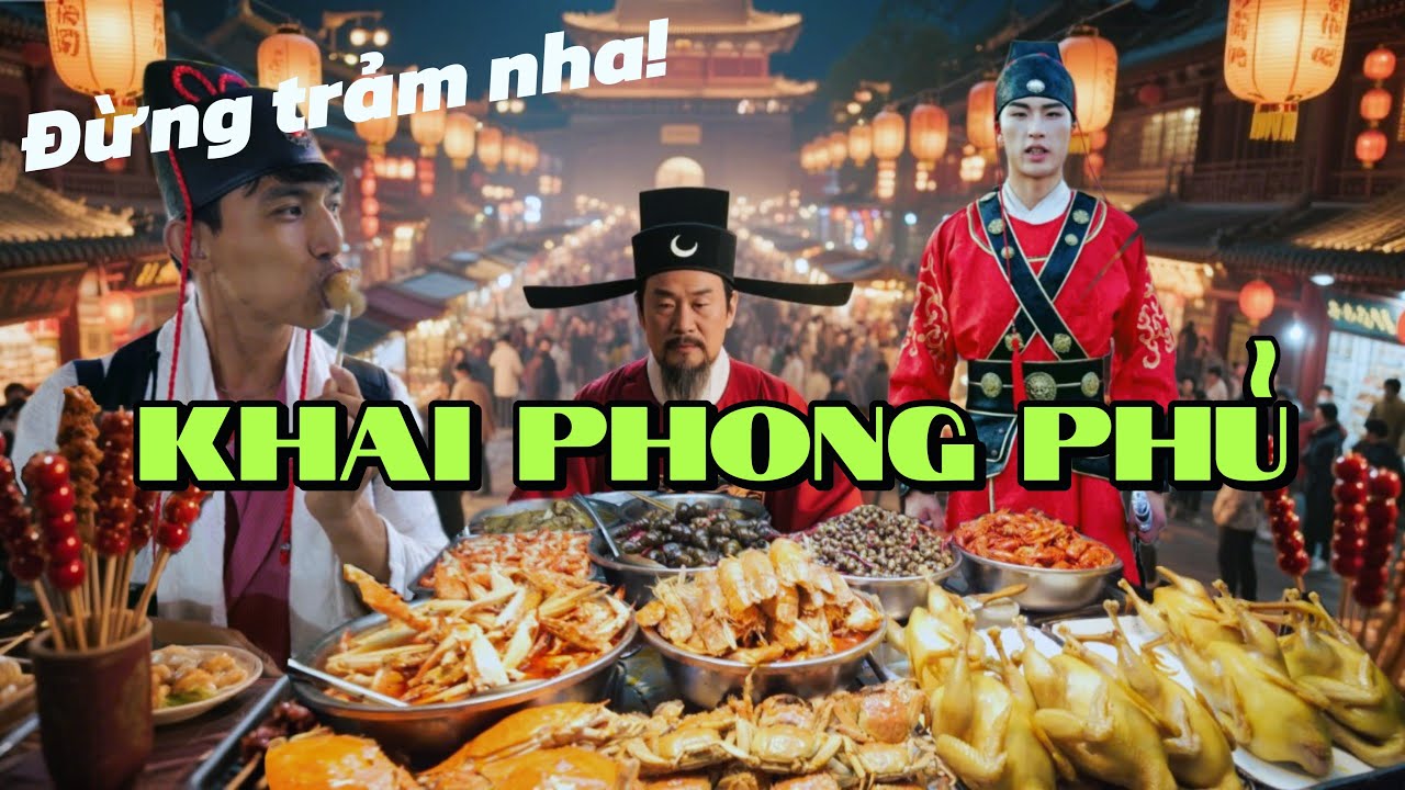 BẤT NGỜ THẤY BAO C&Ocirc;NG VẪN XỬ &Aacute;N Ở KHAI PHONG SAU 1 NG&Agrave;N NĂM - CHỢ Đ&Ecirc;M & LỄ HỘI MẪU ĐƠN | H&Agrave; NAM P1