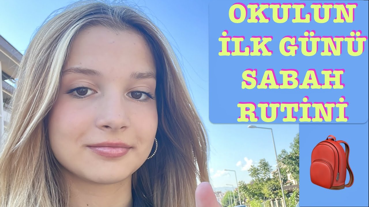 Okulun İlk Günü Sabah Rutini Vlog. Ecrin Su Çoban