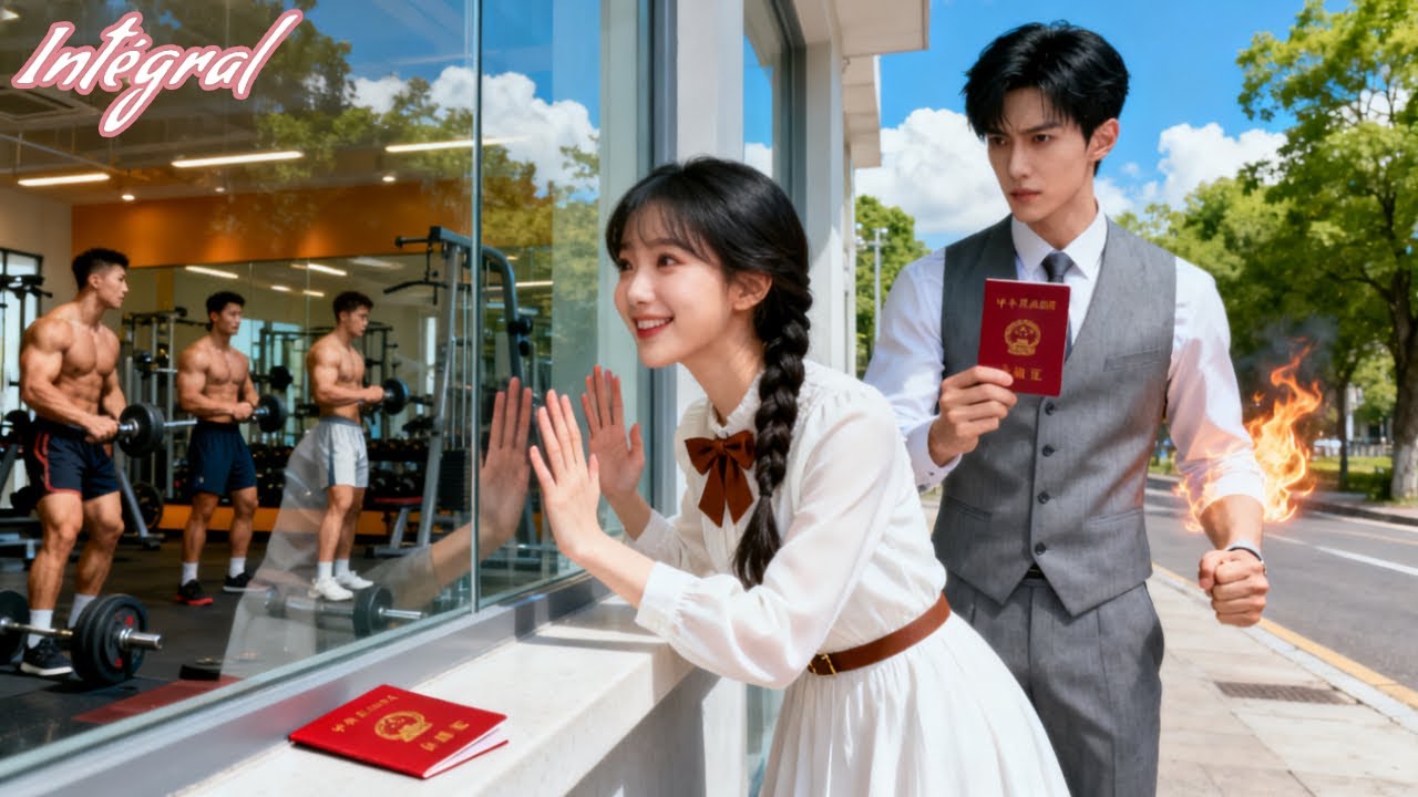 LePDG ignore son &eacute;pouse arrang&eacute;e, sans savoir qu&rsquo;elle s&rsquo;en fiche et bave sur des muscl&eacute;s！Il jalouse!