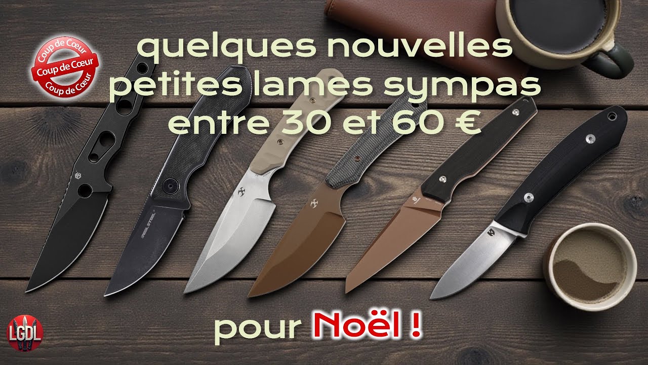 Festival de petites lames sympas et pas chères pour Noël !!!