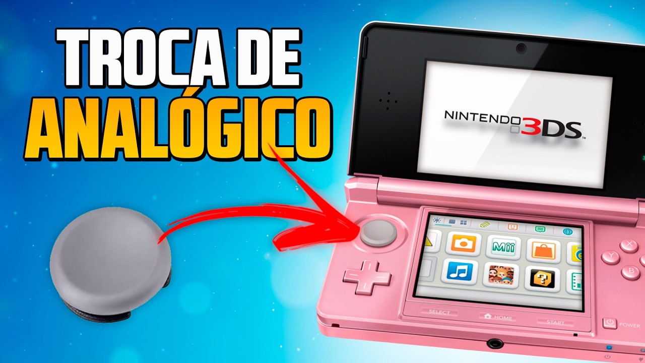 Consertei o analógico do meu 3DS em casa!