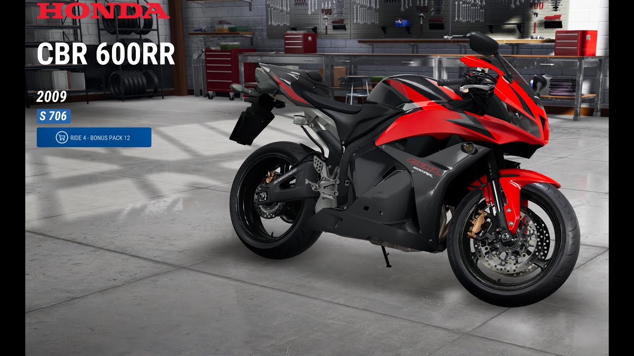 [RIDE 4] - 2009 Honda CBR 600RR - Bonus pack 12