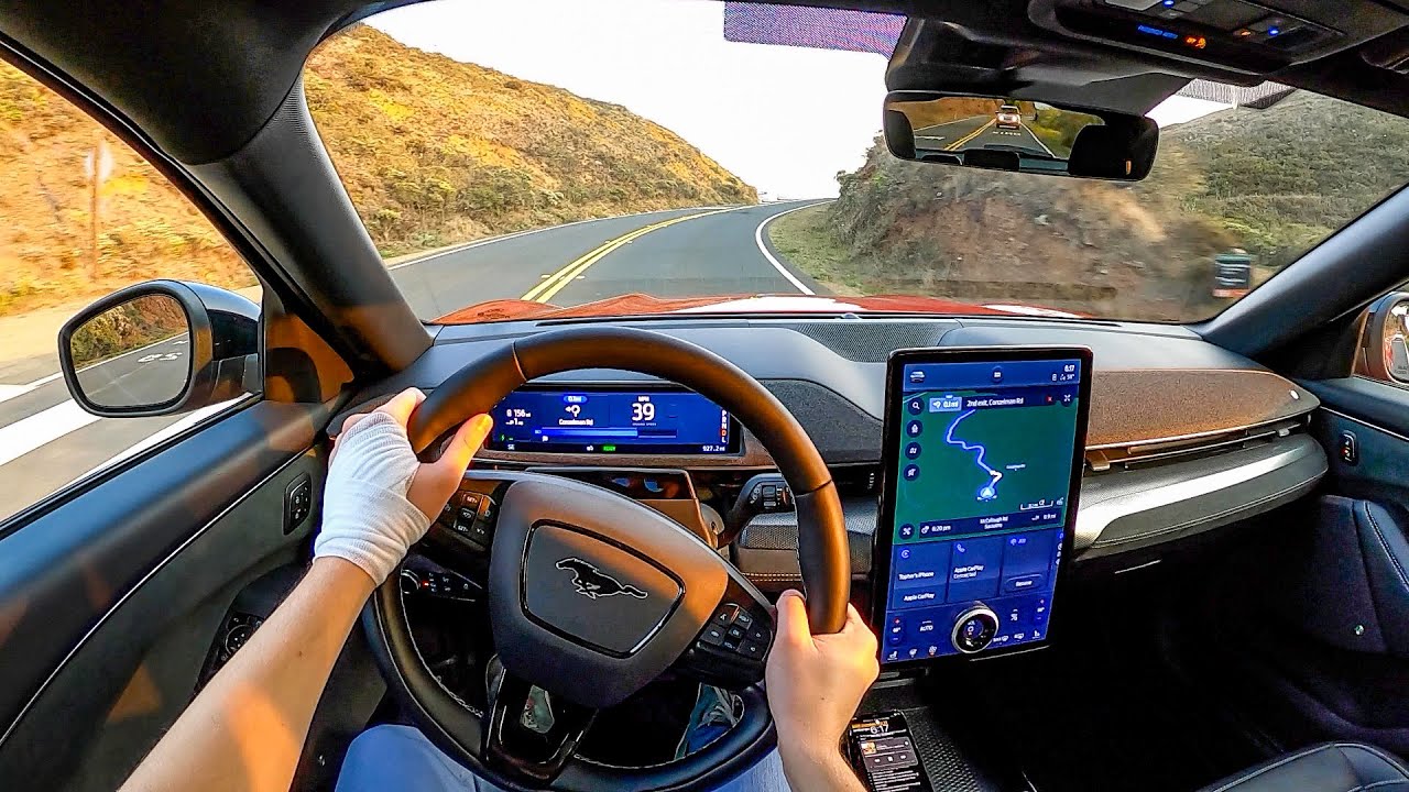 2021 Ford Mustang Mach-E GT Performance - POV First Drive (Binaural Audio)
