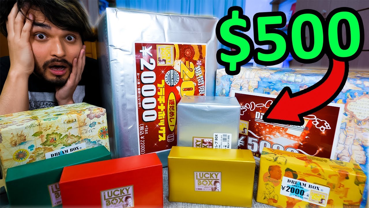 I Spent $500 at Japan's CRAZIEST Lucky Box Store