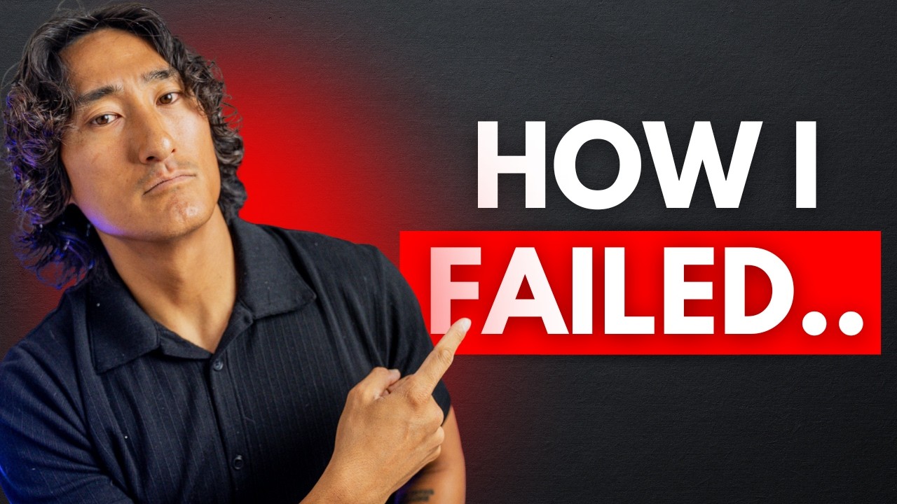 5 Reasons Why I Failed. Learn From My Mistakes