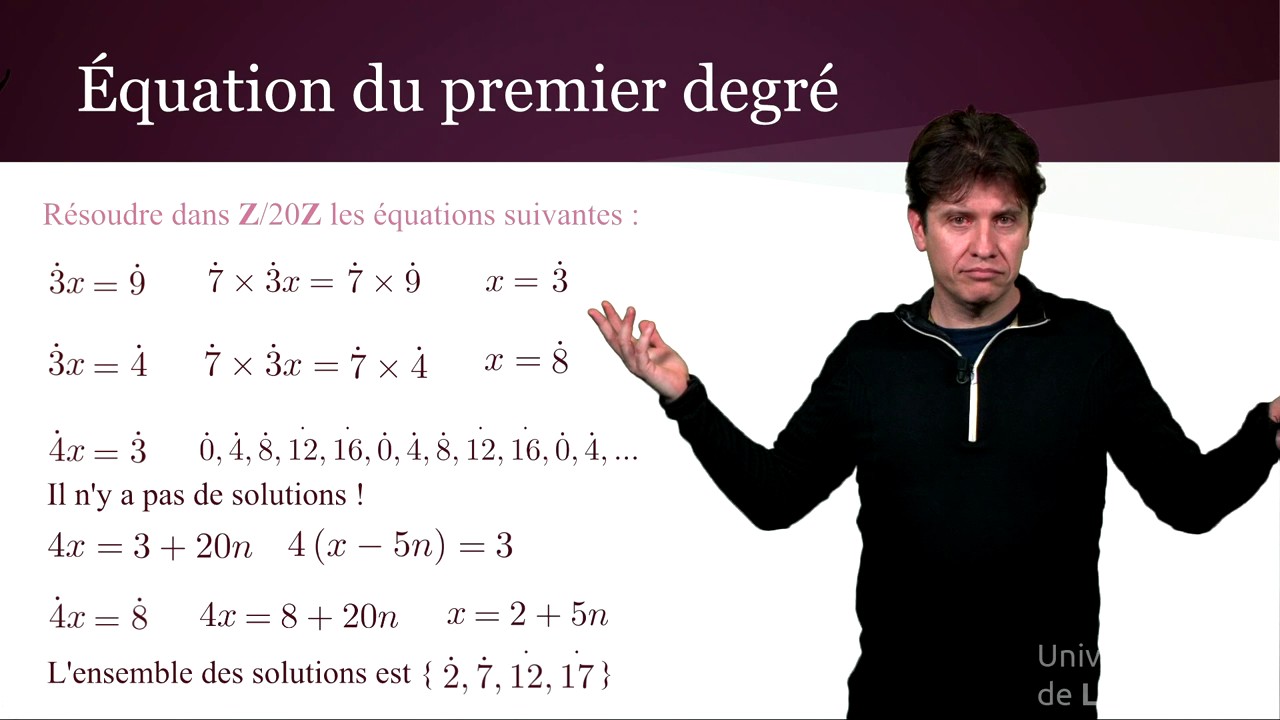 Z/nZ 2 : vocabulaire