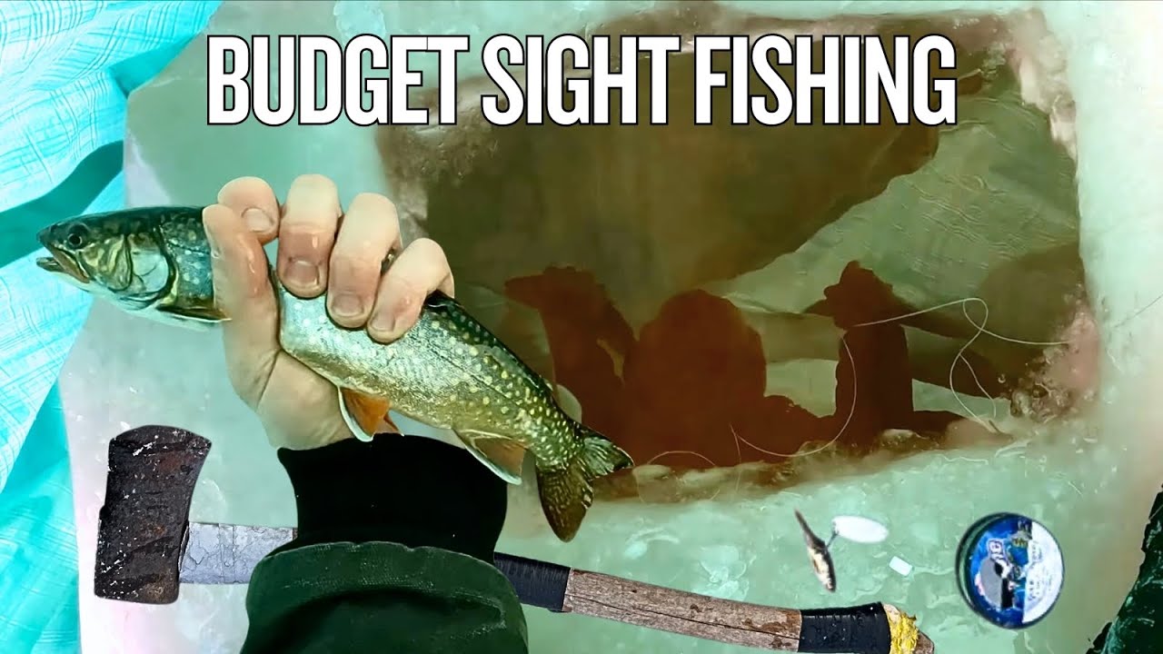 Ice Fishing Ontario Splake on an EXTREME Budget