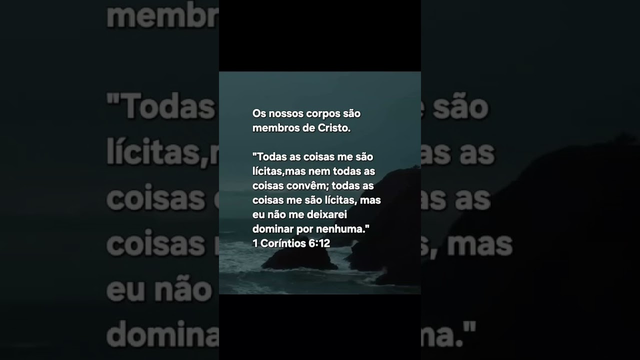 Nem tudo que parece lícito é lícito. Deus é contigo. 