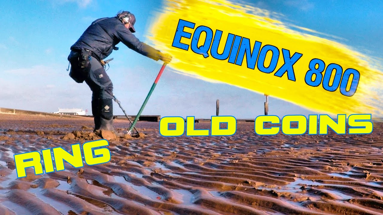 Бампер старый день монеты. Обнаружение металлов на пляже. Minelab Equinox 800