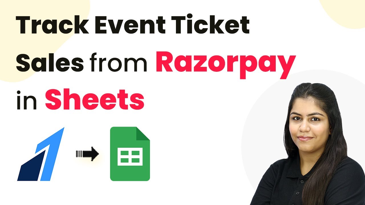 Отслеживайте продажи билетов на мероприятия через Razorpay в таблицах.