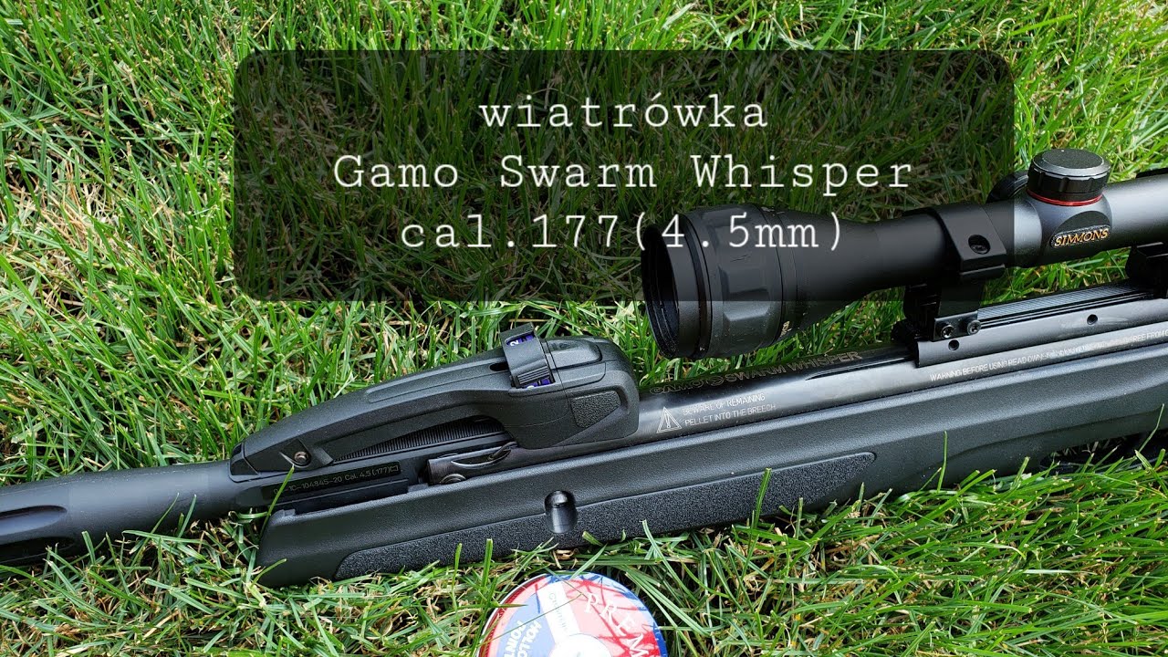 GAMO SWARM WHISPER cal. 177(4.5mm) ,opis wiatrówki😁