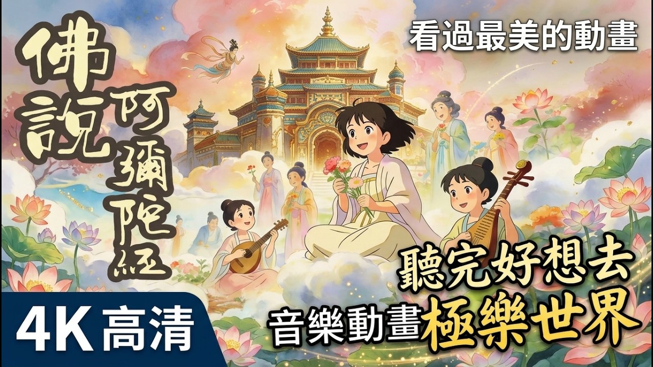 《佛說阿彌陀經》音樂動畫｜淨土經典現代流行樂演繹｜認識極樂淨土阿彌陀佛