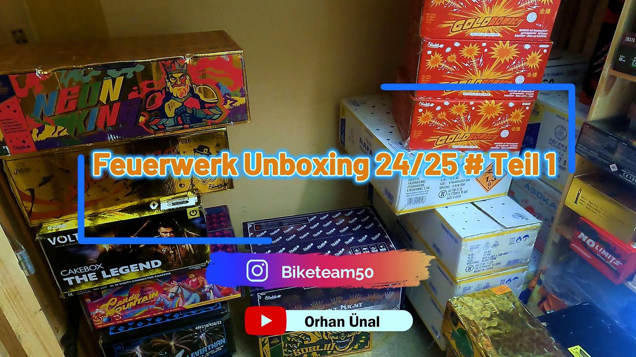 Feuerwerk Unboxing 24/25 für Silvester #Teil 1🧨