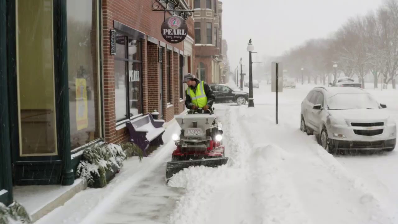 Snowrator in Action | BOSS Snowplow